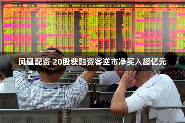 凤凰配资 20股获融资客逆市净买入超亿元